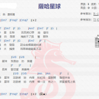 萧敬腾《萨哈星球》吉他谱分享