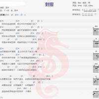 张宇《对折》吉他谱分享