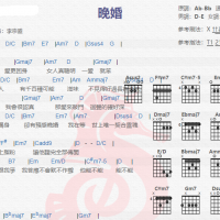 谭维维《晚婚》吉他谱分享