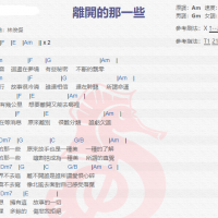 林俊杰《离开的那一些》吉他谱分享