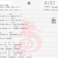 王嘉尔/ 林俊杰《过》吉他谱分享