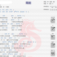 en《间距》吉他谱分享