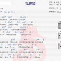 林宝馨《我在等》吉他谱分享