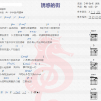 梁静茹《诱惑的街》吉他谱分享