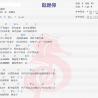 戴佩妮《就是你》吉他谱分享