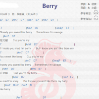 李佳隆《berry》吉他谱分享