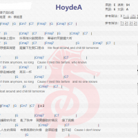 傻子与白痴《hoydea》吉他谱分享