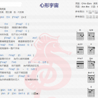 冯提莫《心形宇宙》吉他谱分享