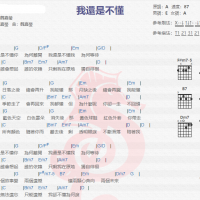 魏嘉莹《我还是不懂》吉他谱分享