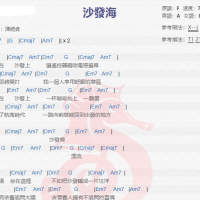 陈绮贞《沙发海》吉他谱分享