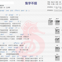 关楚耀《只字不提》吉他谱分享