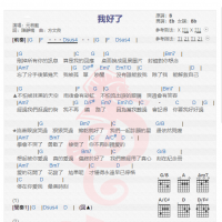 元若蓝《我好了》吉他谱分享