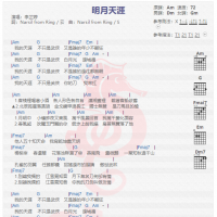 李芷婷《明月天涯》吉他谱分享