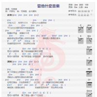 范晓萱《管他什么音乐》吉他谱分享