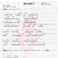 符琼音《很久没哭了》吉他谱分享