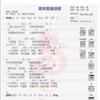 陶妍霖《原来爱是这样》吉他谱分享