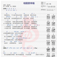 吴申梅《咱拢要幸福》吉他谱分享
