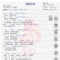 林晓培《访问上帝》吉他谱分享