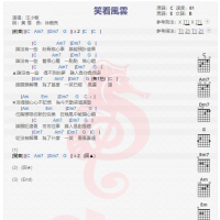 汪小敏《笑看风云》吉他谱分享