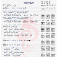 王立言《不关你的事》吉他谱分享