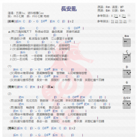五音JW《长安乱》吉他谱分享