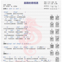 吴青峰《最难的是相遇》吉他谱分享
