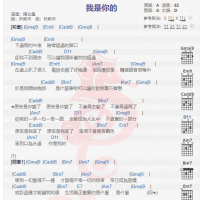 陈立农《我是你的》吉他谱分享