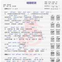 杨宗纬《唱错歌词》吉他谱分享
