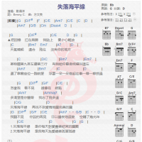 欧得洋《失落海平线》吉他谱分享
