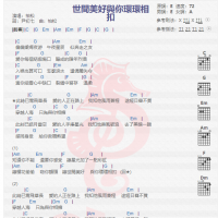 柏松《世间美好与你环环相扣》吉他谱分享