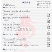 毕书尽《未完剧本》吉他谱分享