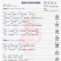 丁世光《爱在什么地方都有》吉他谱分享