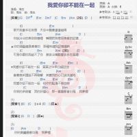 海生《我爱你却不能在一起》吉他谱分享