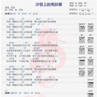 阿达《沙发上的马铃薯》吉他谱分享