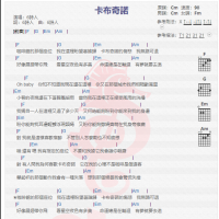 6诗人《卡布奇诺》吉他谱分享
