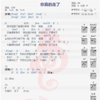 冰淇《你真的走了》吉他谱分享