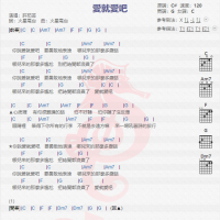 许茹芸《爱就爱吧》吉他谱分享