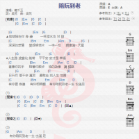 龙千玉《培阮到老》吉他谱分享
