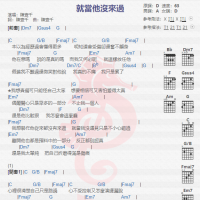陈壹千《就当他没来过》吉他谱分享