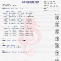 陈绮贞《80%完美的日子》吉他谱分享