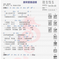 陶妍霖《原来爱是这样》吉他谱分享