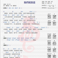 桃十五《我们就到这》吉他谱分享