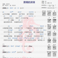 林宇中《苍蝇的泪滴》吉他谱分享
