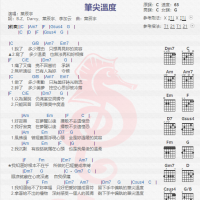 叶振宇《笔尖温度》吉他谱分享