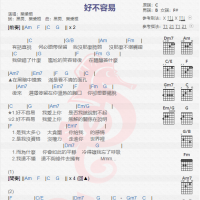 叶秉桓《好不容易》吉他谱分享
