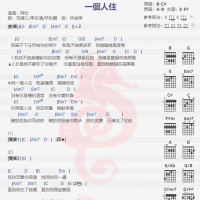 阿杜《一个人住》吉他谱分享