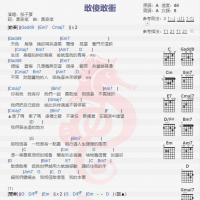 茄子蛋《敢傻敢冲》吉他谱分享