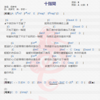 侯梦亮《十指间》吉他谱分享