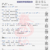 鹿洐人《给被世界吞噬的你》吉他谱分享