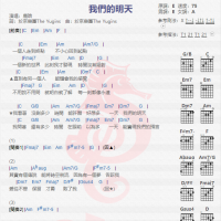 鹿晗《我们的明天》吉他谱分享